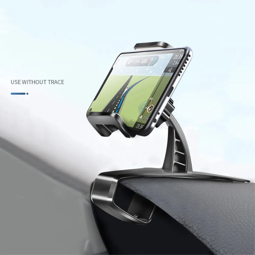 3 in 1 Car GPS Smartphone Holder: Dashboard / Visor Clamp   AC Grid Clip for Oppo F1 Global F1f (2016) - Black
