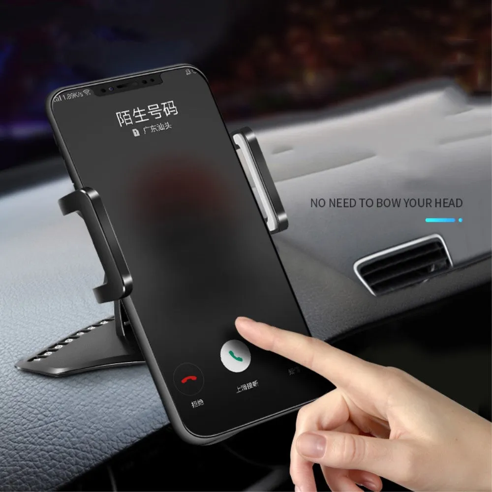 3 in 1 Car GPS Smartphone Holder: Dashboard / Visor Clamp   AC Grid Clip for Oppo F1 Global F1f (2016) - Black