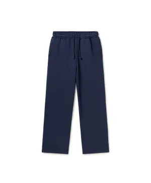 450 GSM 'Navy Blue' Straight-leg Pants