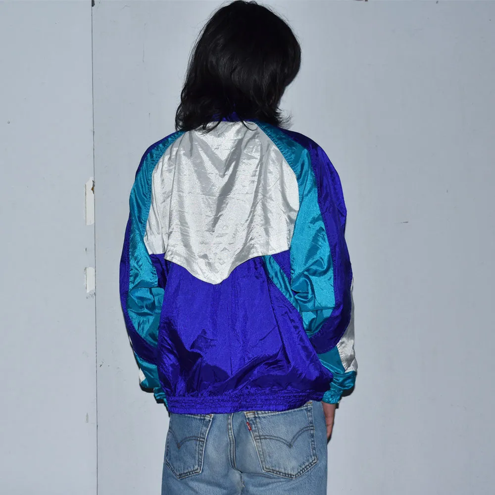 80's　NIKE/ナイキ 銀タグ 刺繍ロゴ ナイロンプルオーバー　230326