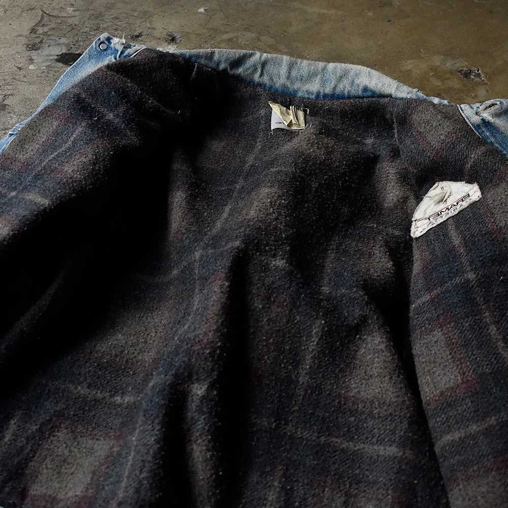 90's～ Carhartt デニム トラッカージャケット ブランケットライナー USA製 231202H