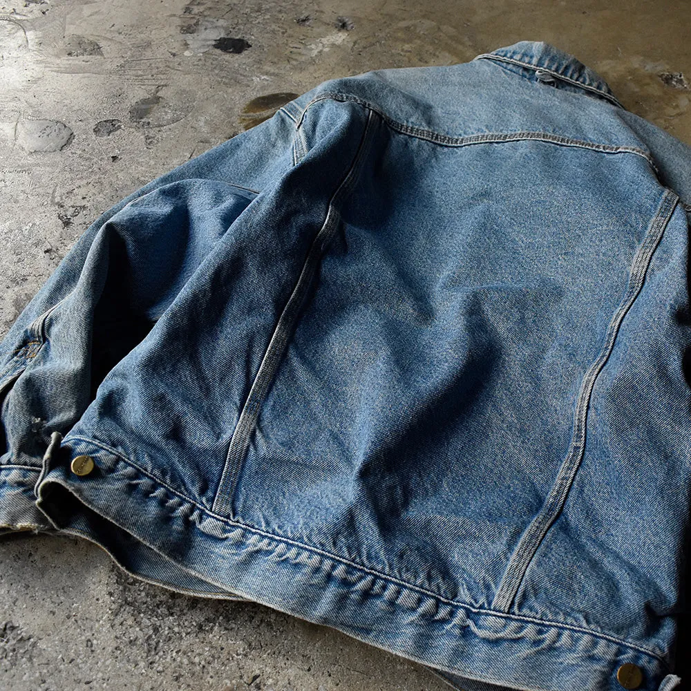 90's～ Carhartt デニム トラッカージャケット ブランケットライナー USA製 231202H
