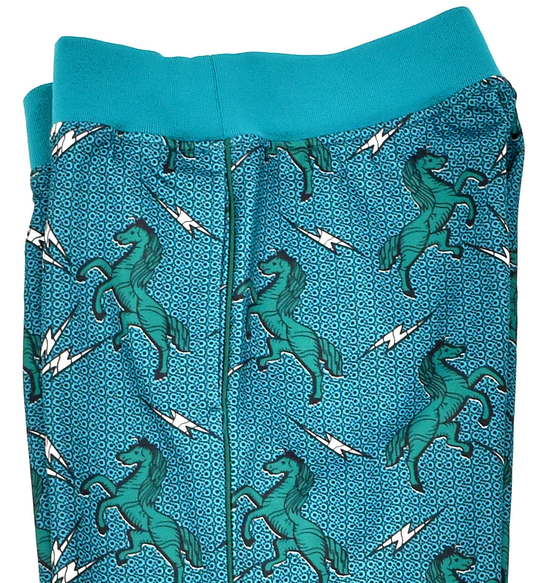 African Print Track Pants-Crazy Horse/Tuq