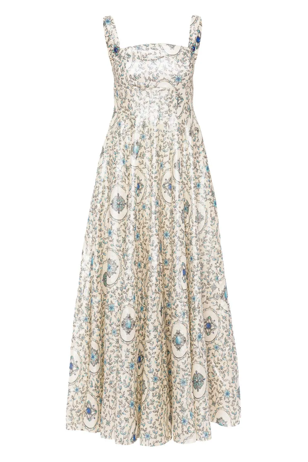 Aguamarina Platero Printed Maxi Dress