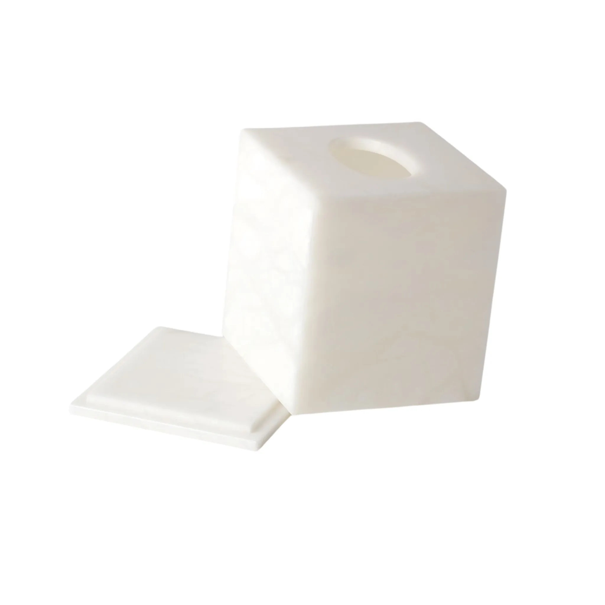 Alabaster Tissue Box