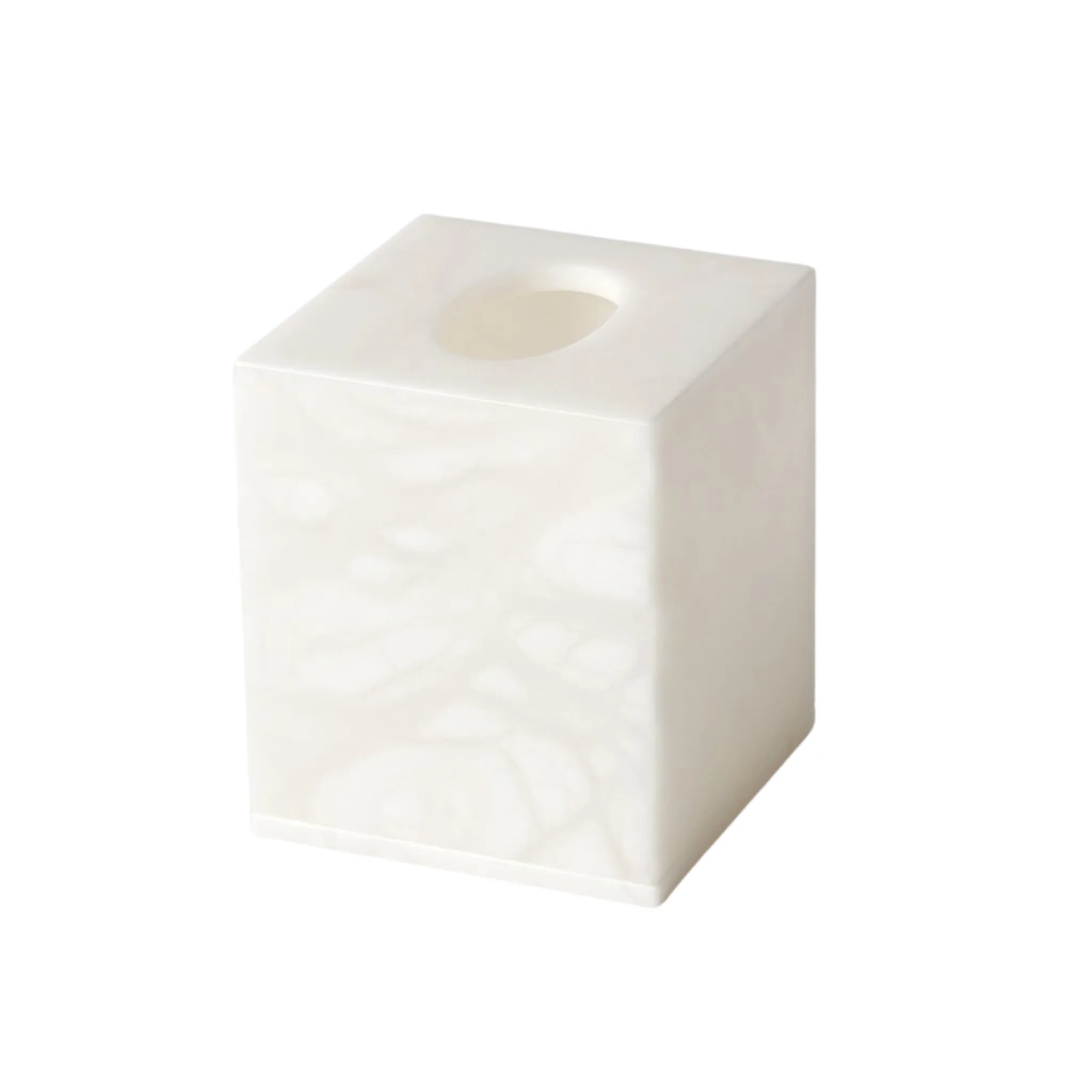 Alabaster Tissue Box