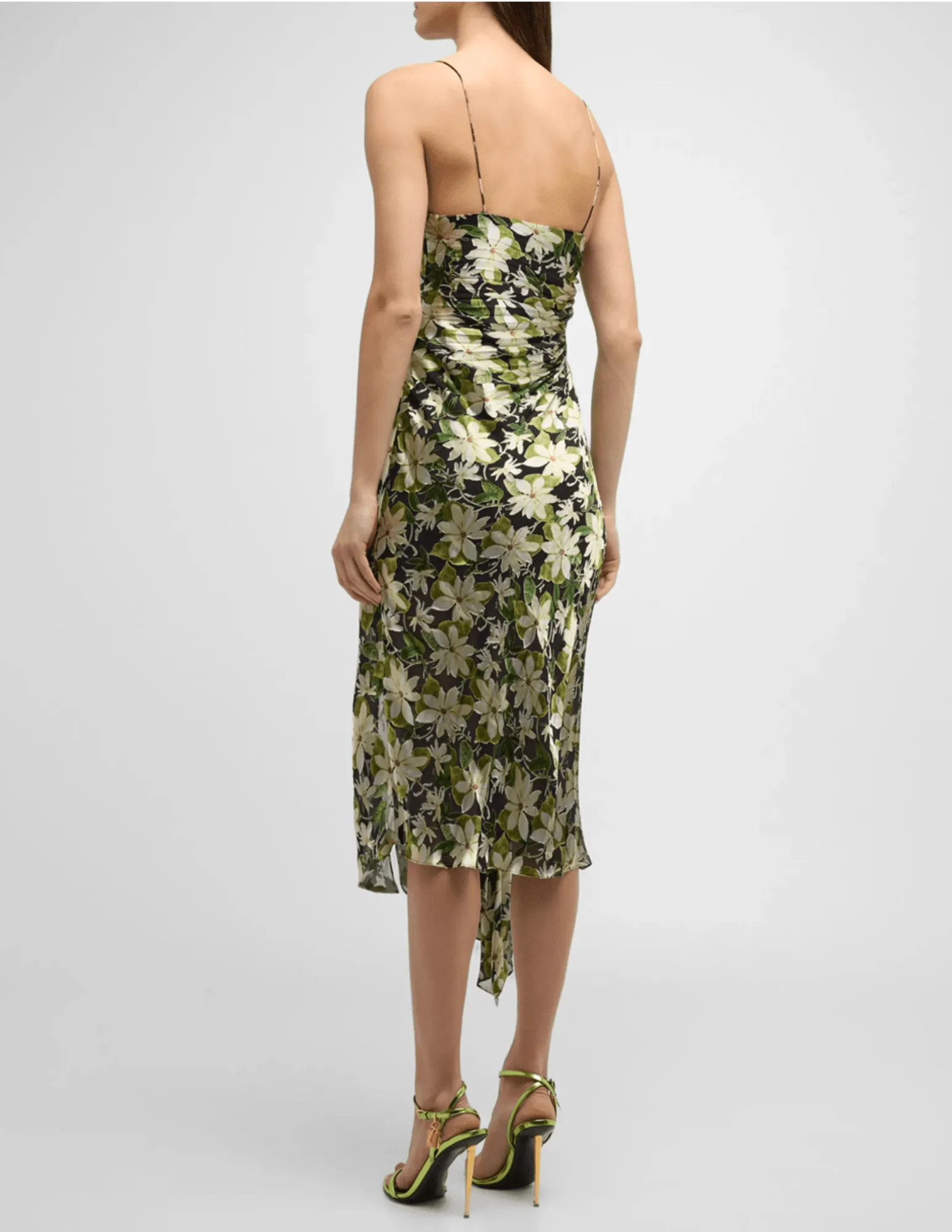 Alice   Olivia Shawna Asymmetrical Slip Dress