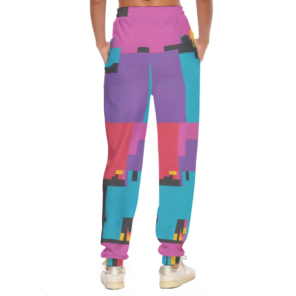 All-Over Print Women's Casual Pants 254 multicolor print