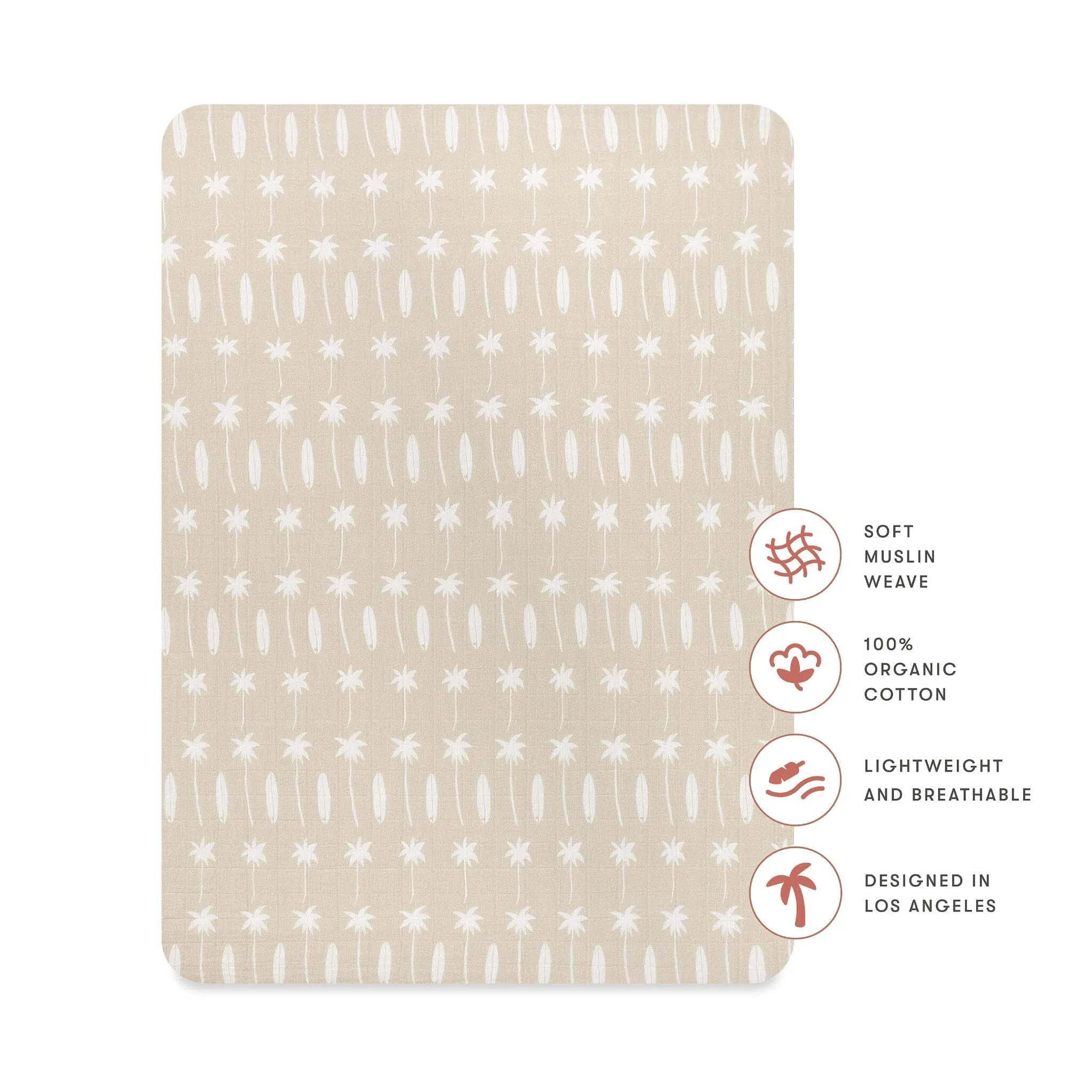 All-Stages Midi Crib Sheet | Beach Bum