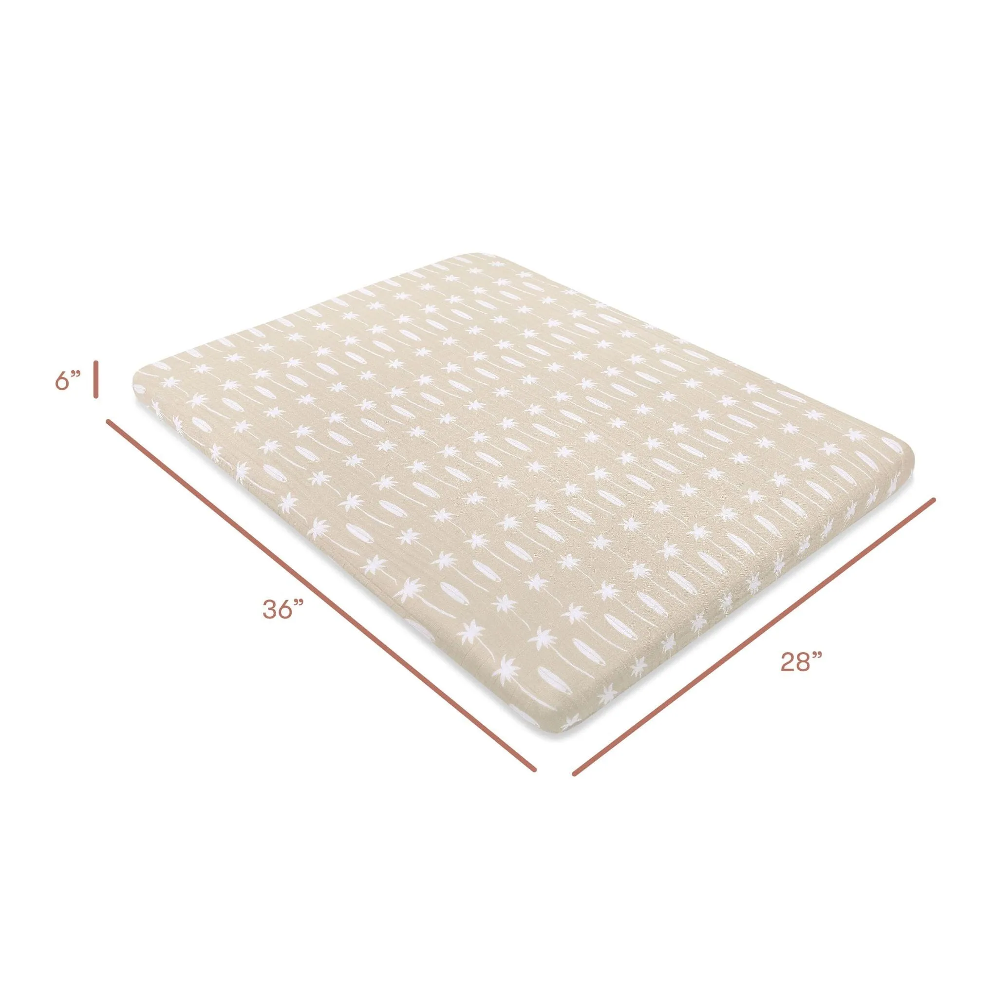 All-Stages Midi Crib Sheet | Beach Bum