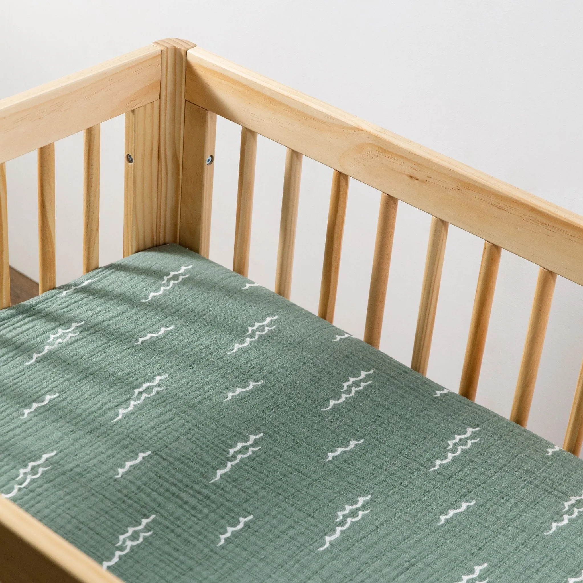 All-Stages Midi Crib Sheet | Ocean Waves