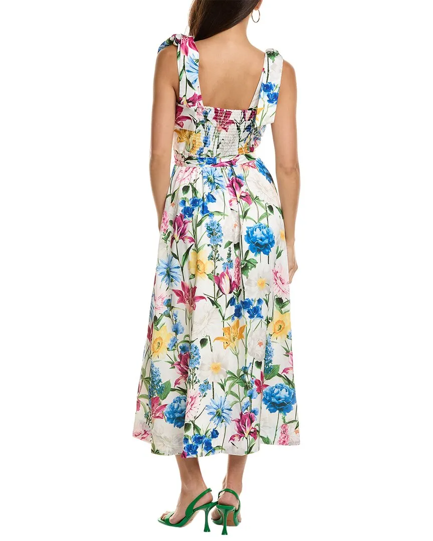 Anne Klein Tie Strap A-Line Dress