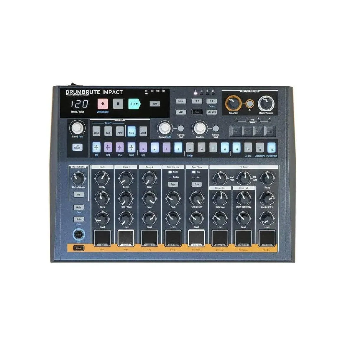 Arturia DrumBrute Impact Analog Drum Machine