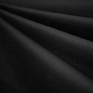Atelier Brunette Gabardine Twill Solid Black