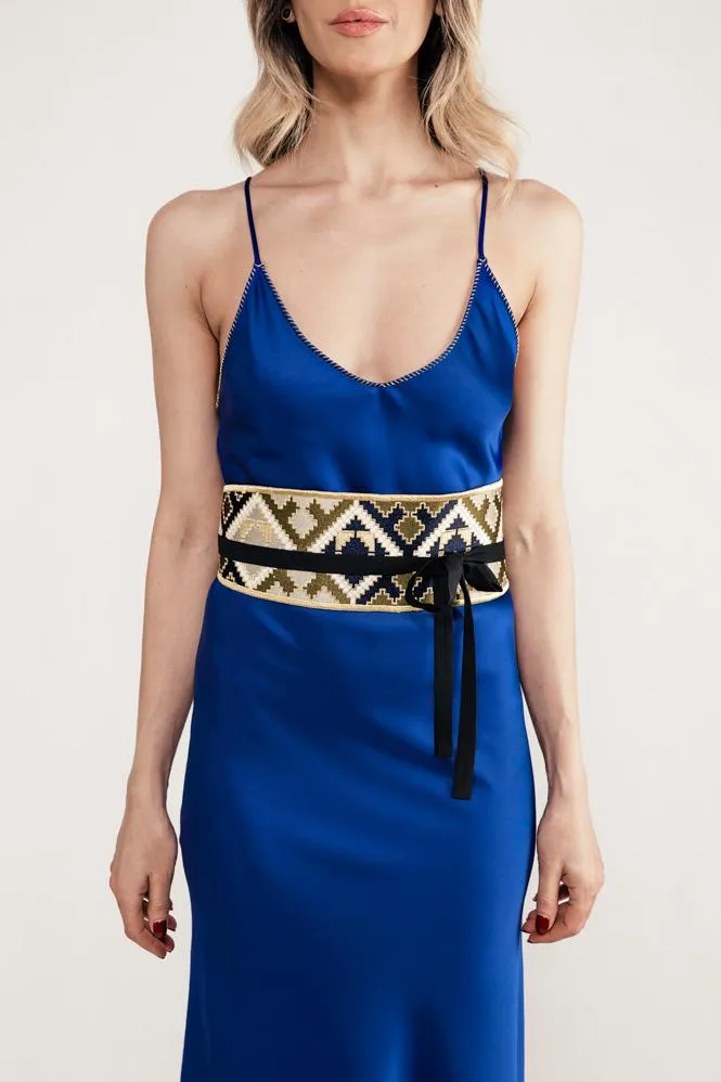 Balouch Belt - Blue & Green