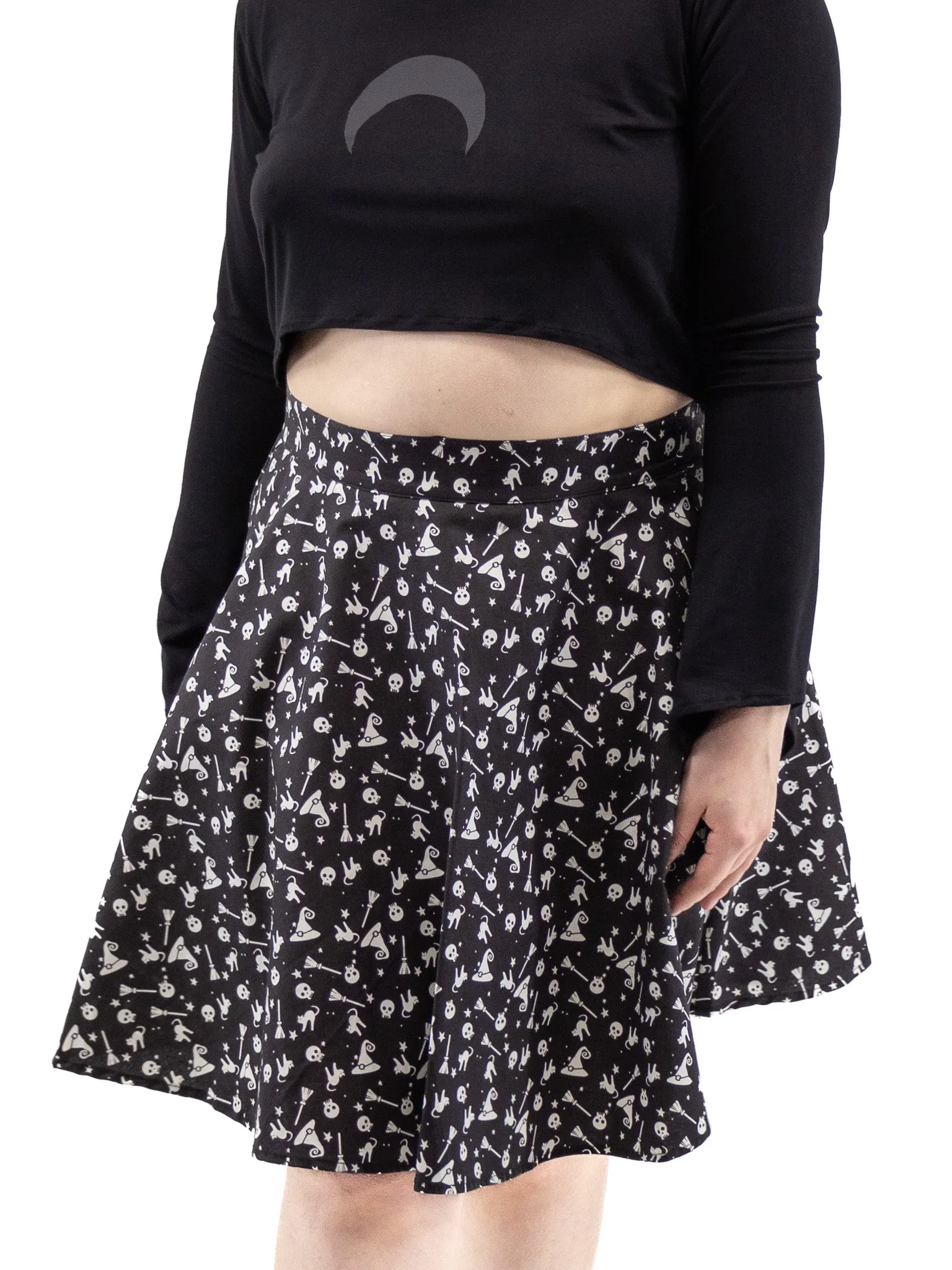 Bewitched Glow-in-the-Dark Skater Skirt