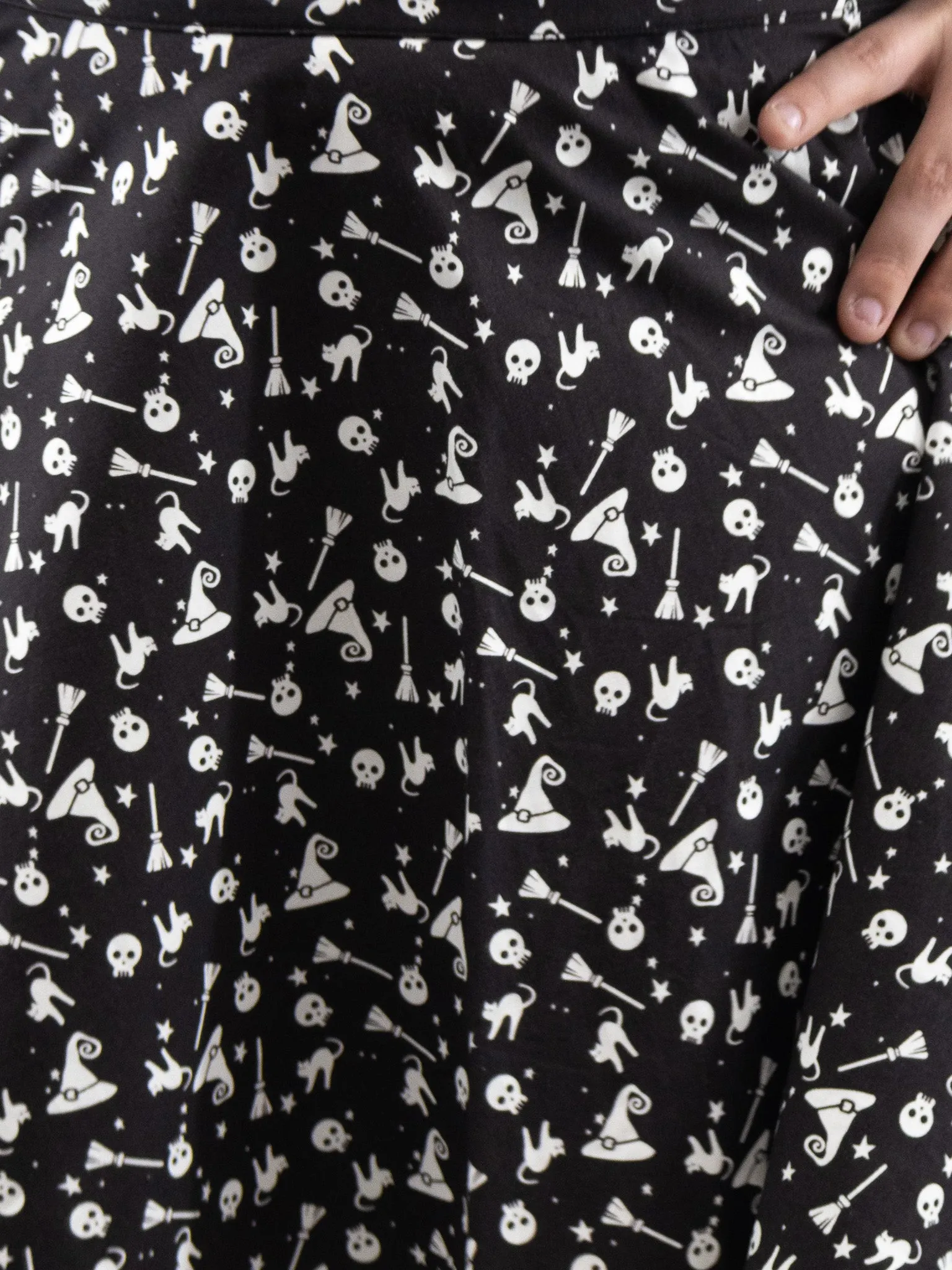 Bewitched Glow-in-the-Dark Skater Skirt