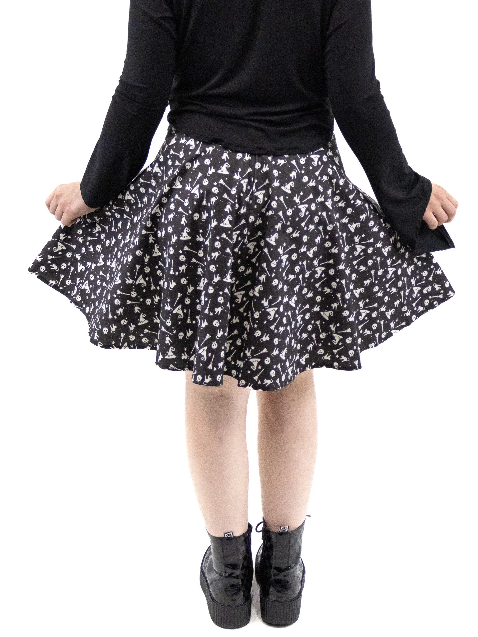 Bewitched Glow-in-the-Dark Skater Skirt