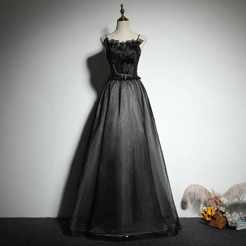Black evening dress party gowns prom dress      fg154