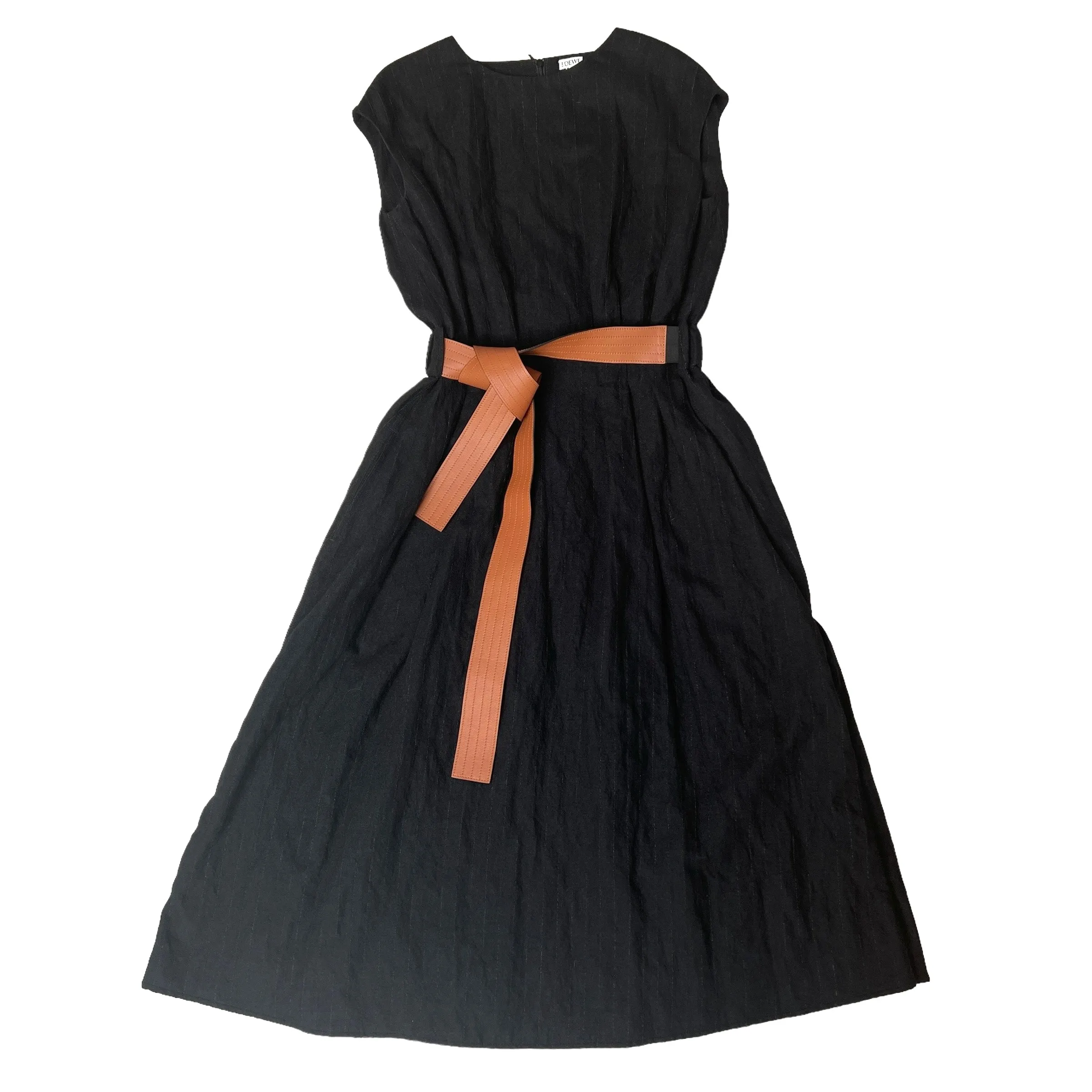 Black Midi Dress - M