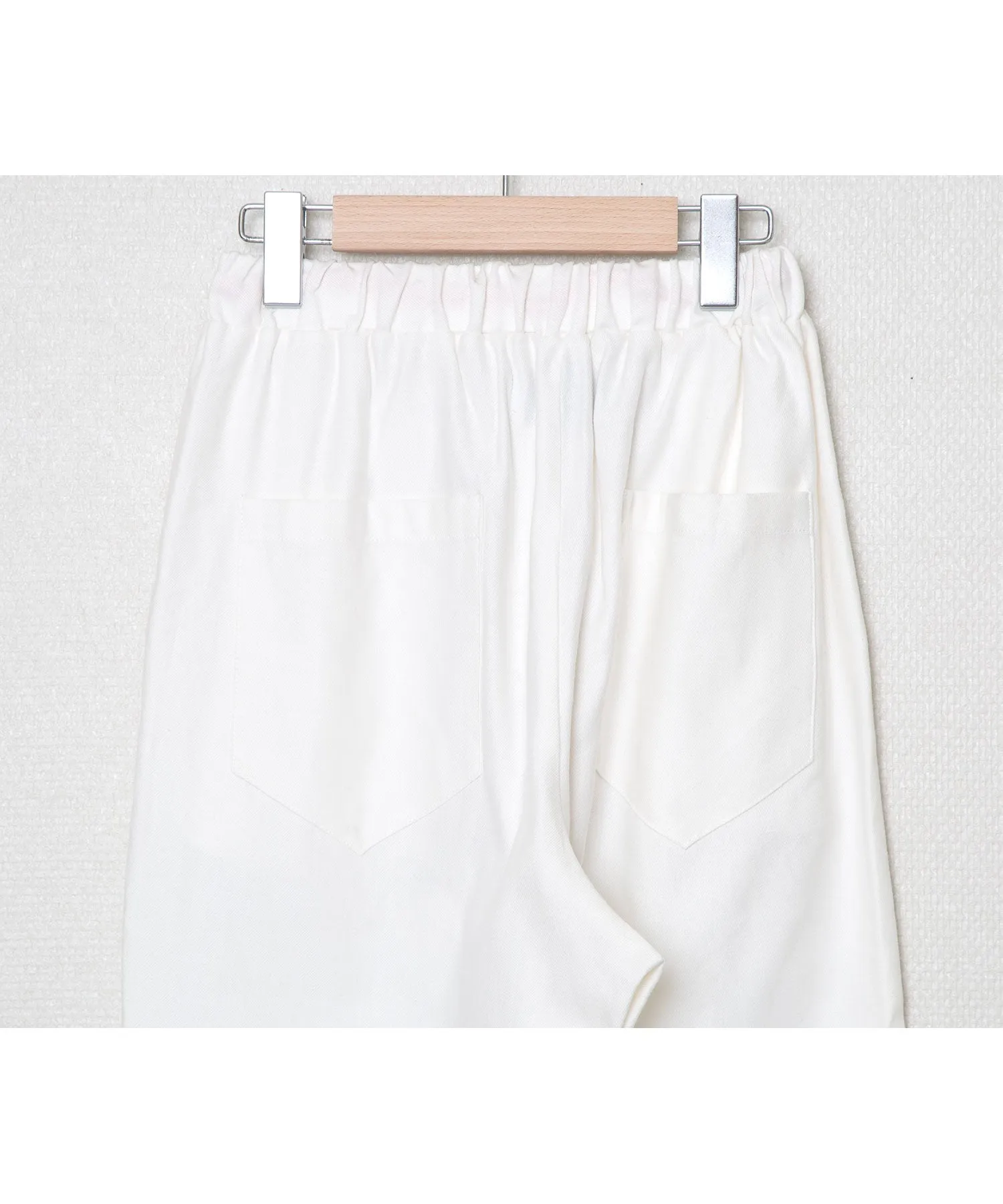BSD25SS-17  Flower Lace Relax Pants WHITE