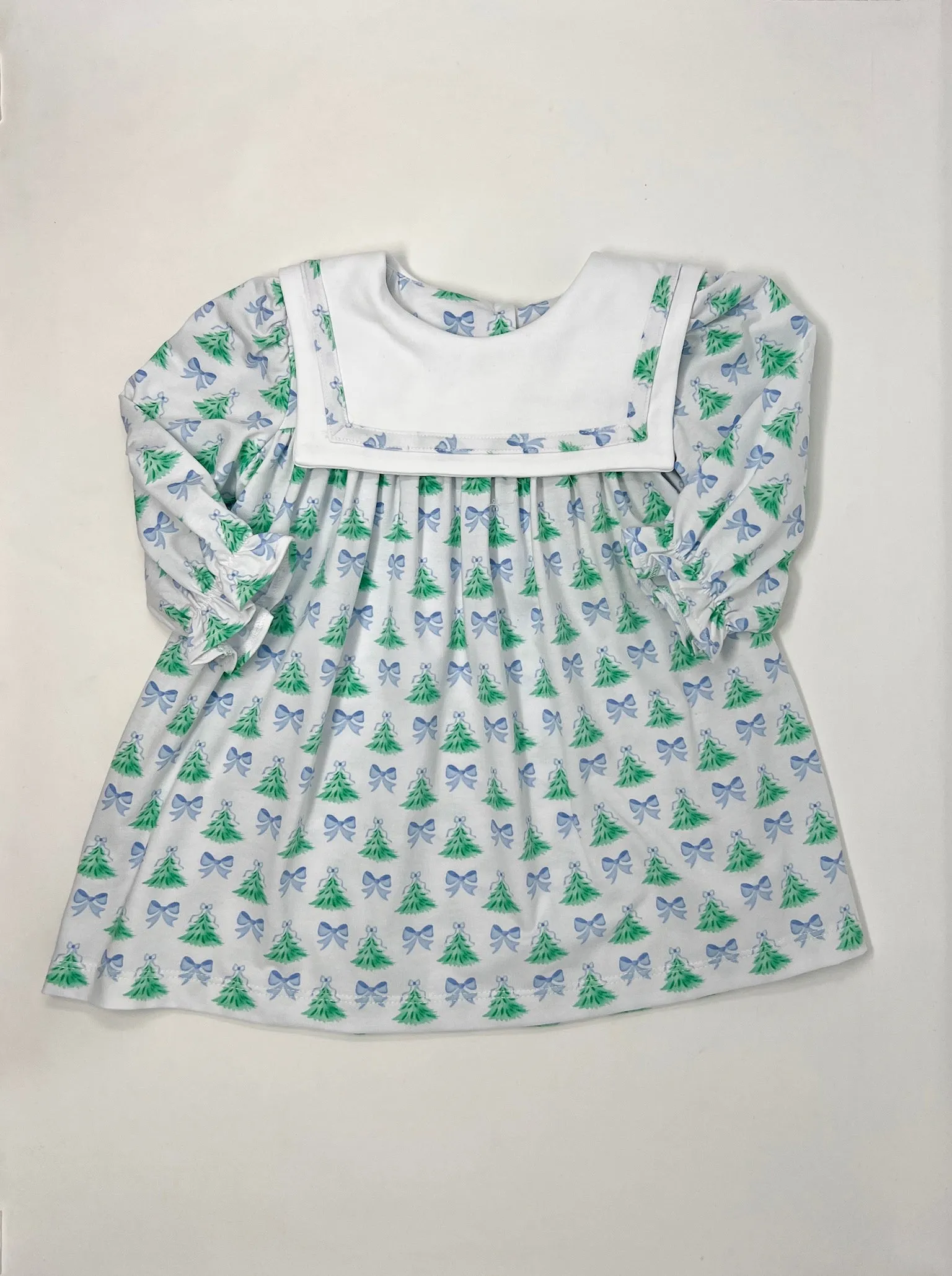 Christmas Tree Knit Collar Dress