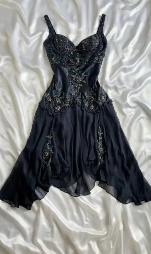 cute a line black homecoming dress 18th birthday Outfits     fg7119