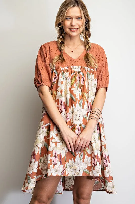 Darla Floral Midi Dress