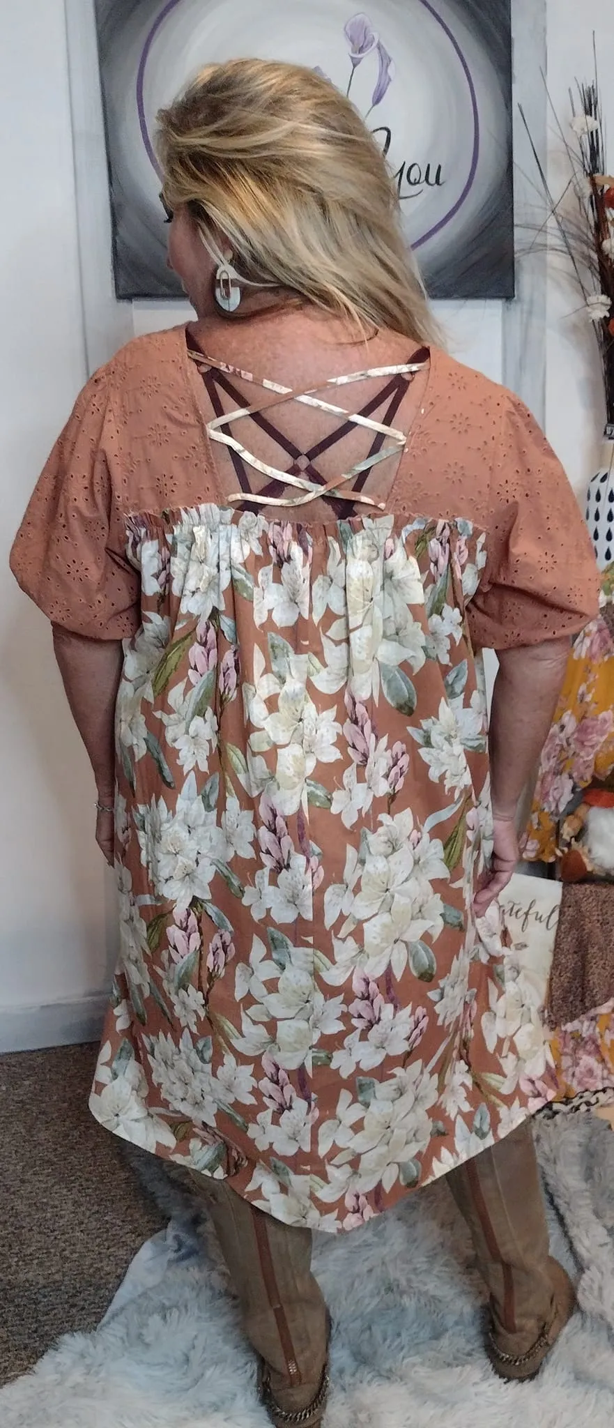 Darla Floral Midi Dress