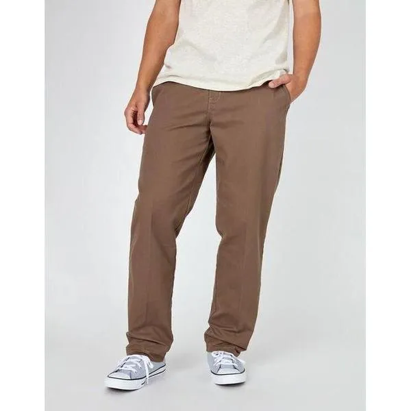 Dickies Skateboarding Pants Flex Slim Fit Straight Leg Mushroom Contrast Topstitch
