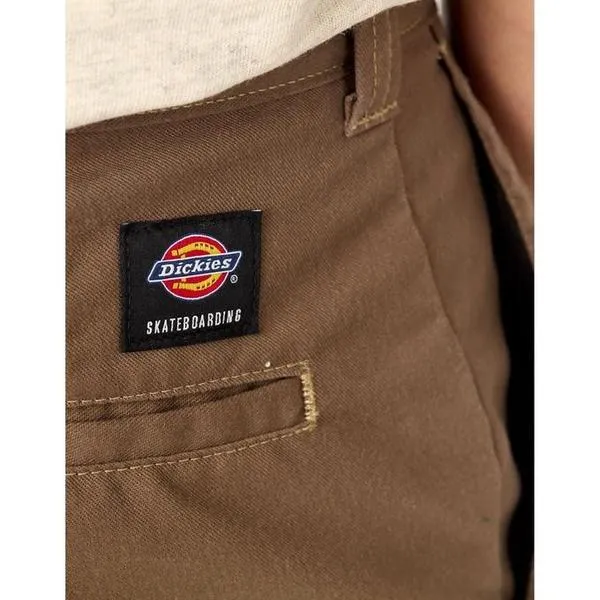 Dickies Skateboarding Pants Flex Slim Fit Straight Leg Mushroom Contrast Topstitch