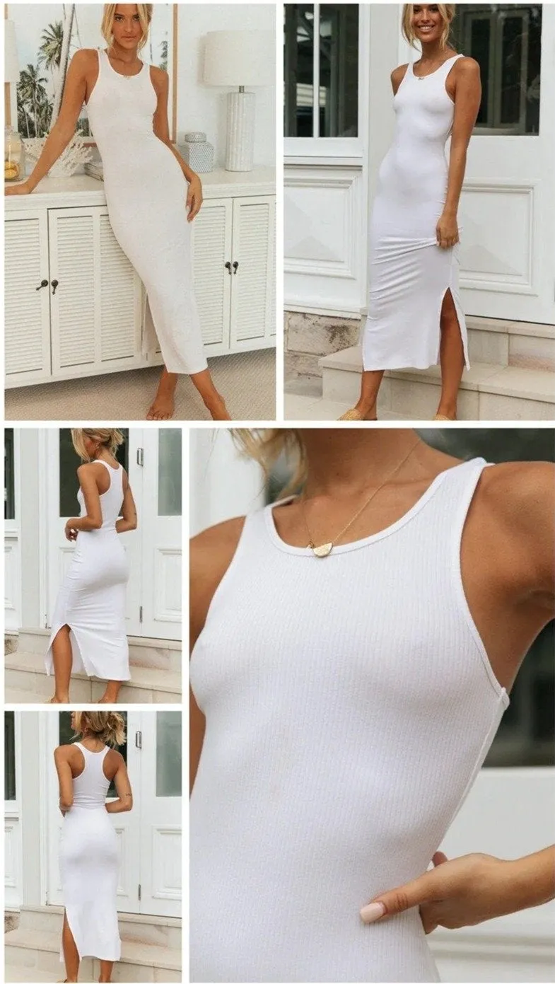 Dunnmall Split Midi dress
