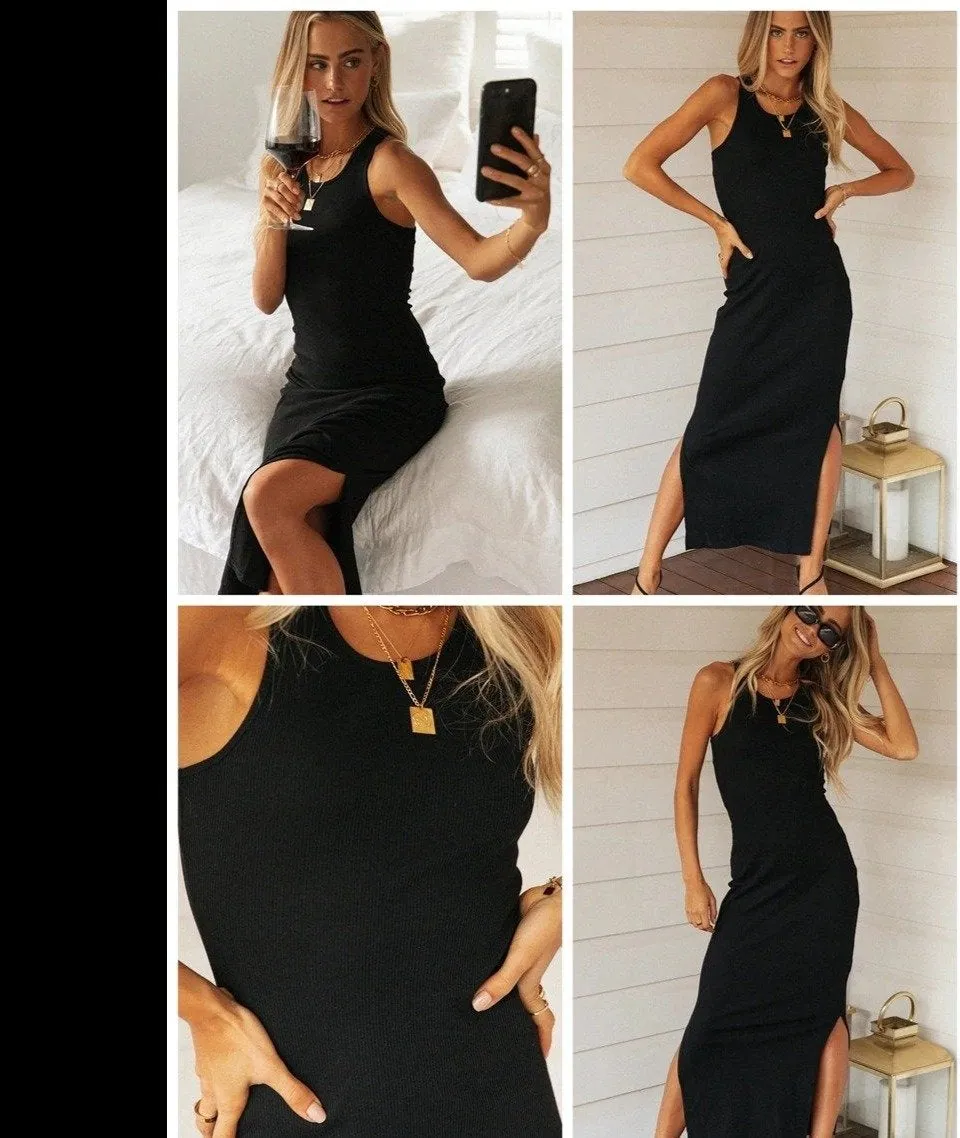 Dunnmall Split Midi dress