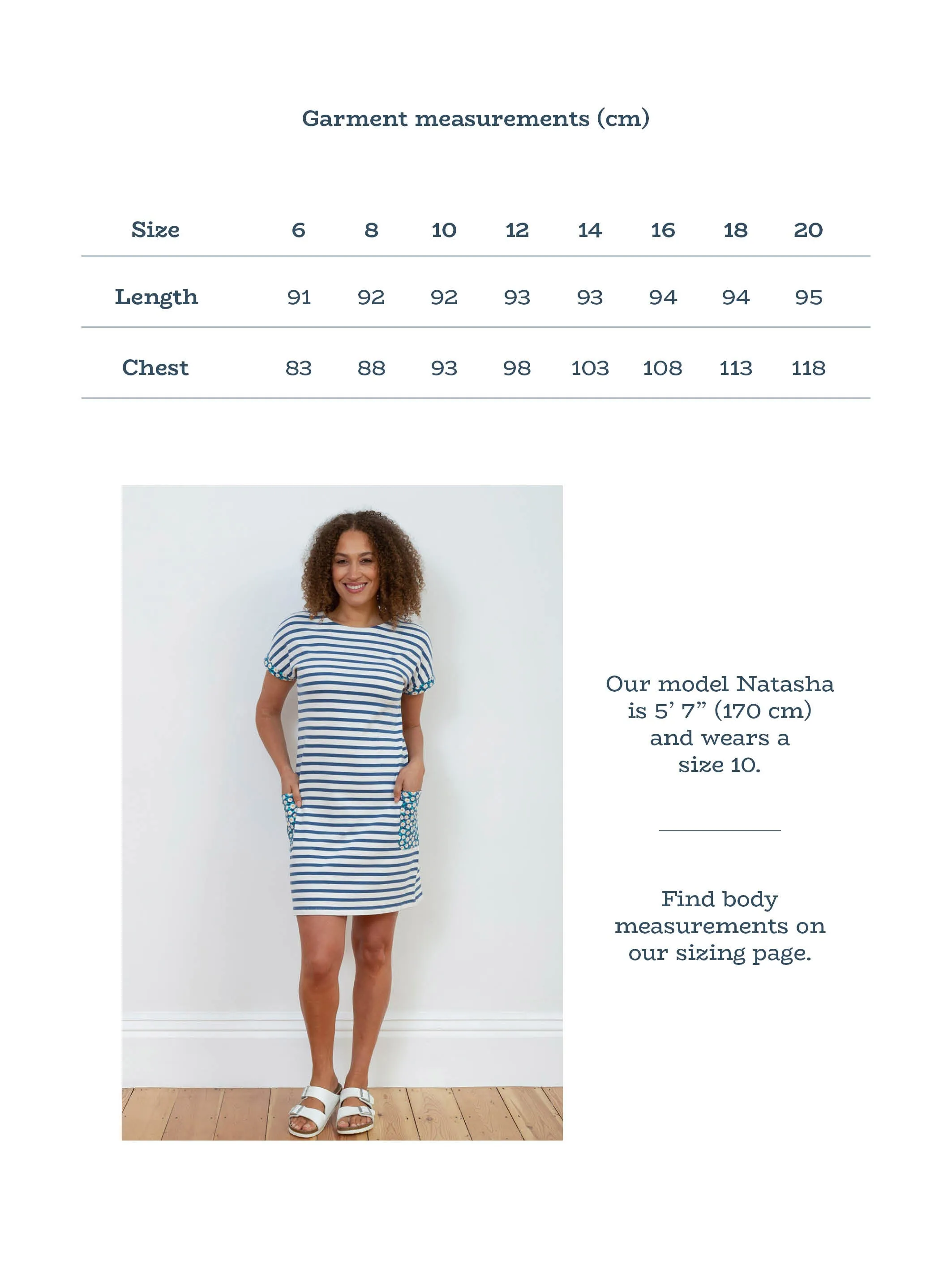 Durdle Door jersey dress
