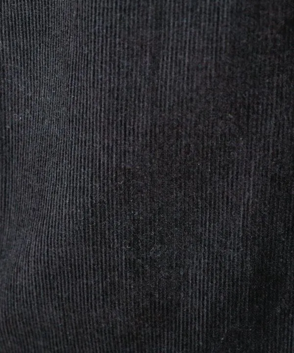 Fine-ribbed cotton corduroy slit pants 24W448