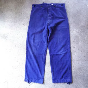 Germany 90's wide worlk pants ドイツ軍 ヘリンボーン　ワークパンツ　XL