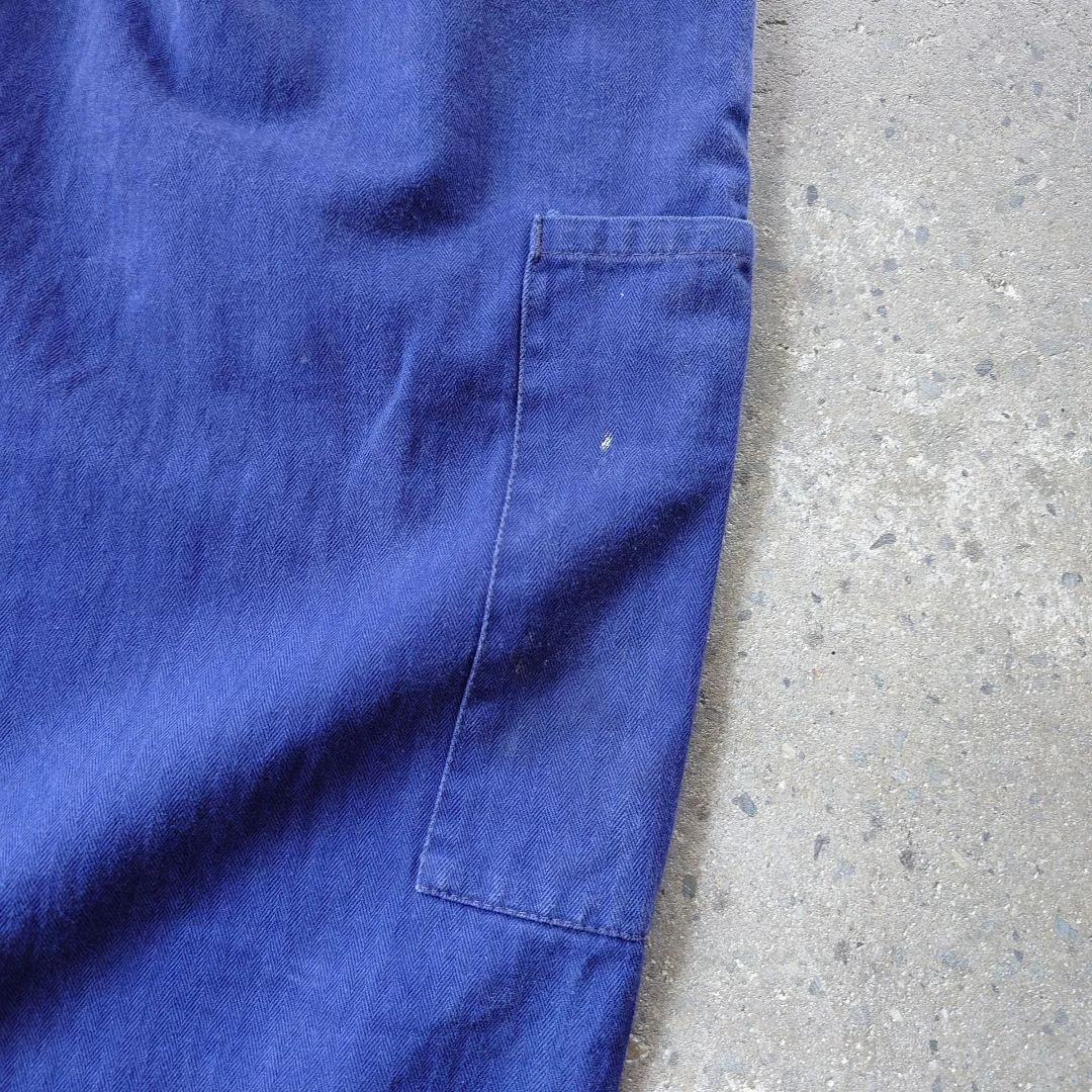 Germany 90's wide worlk pants ドイツ軍 ヘリンボーン　ワークパンツ　XL