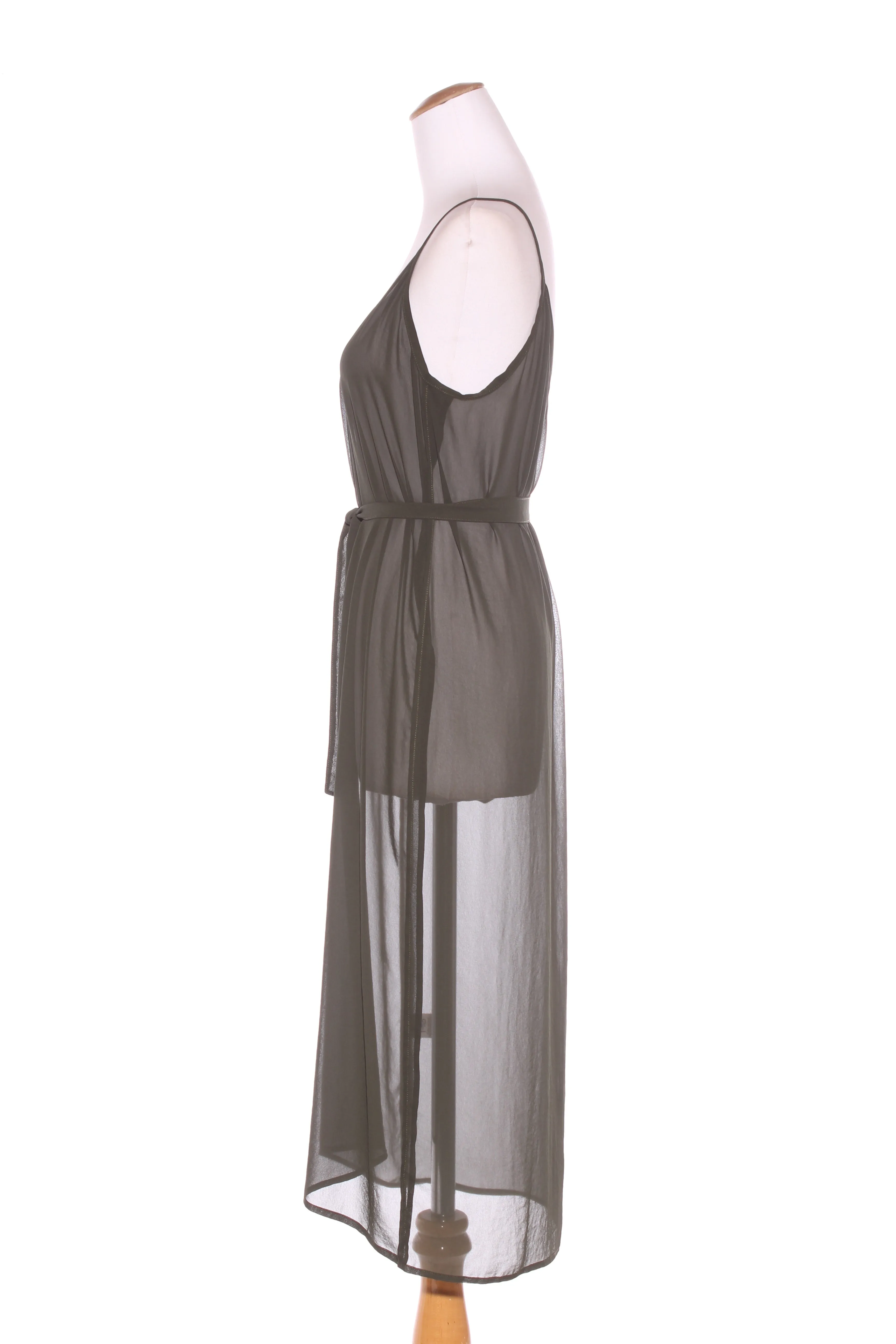 HARRÏE & SAM (NZ) Olive chiffon midi dress! 12