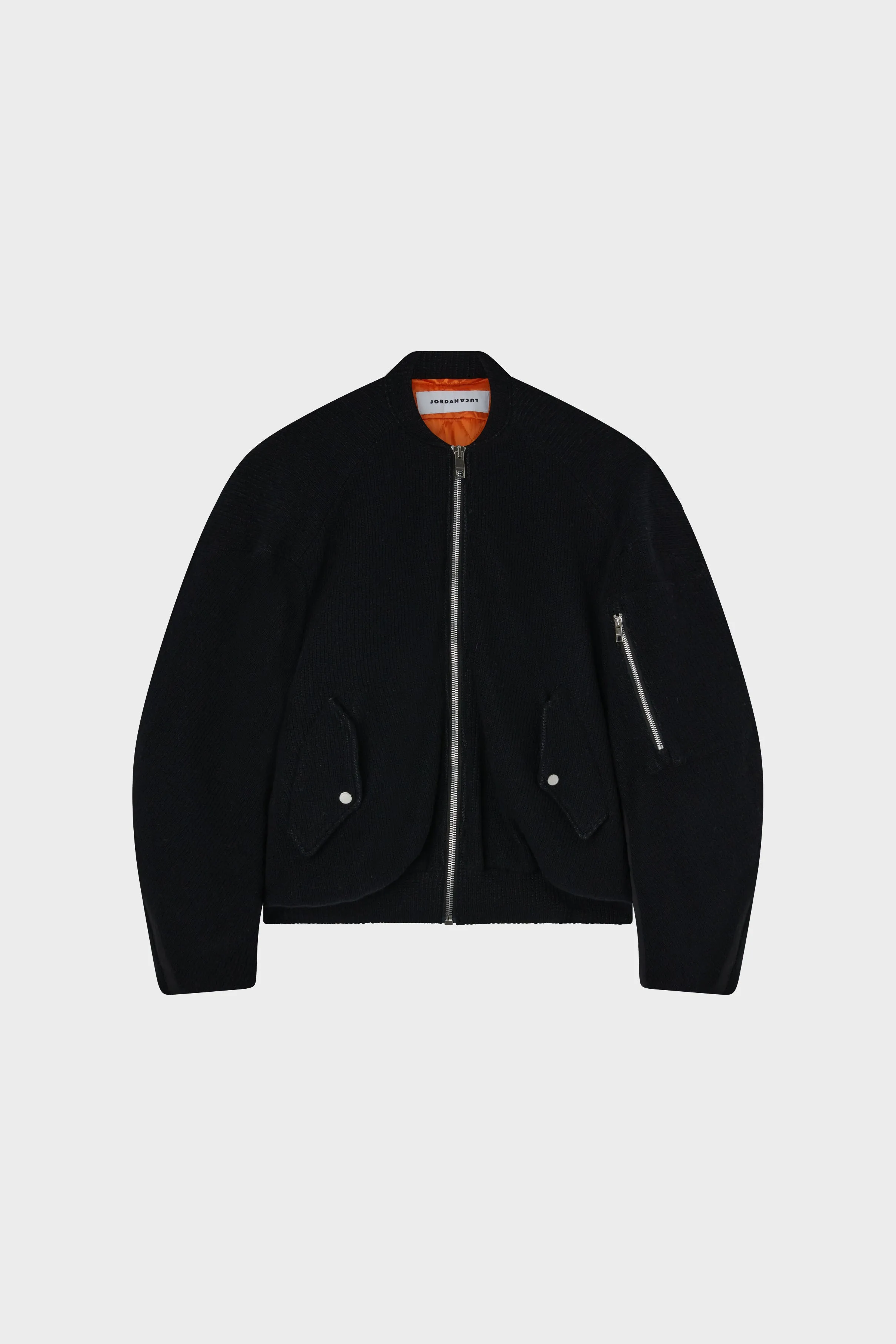 JORDANLUCA - BULLDOG KNIT PADDED BOMBER