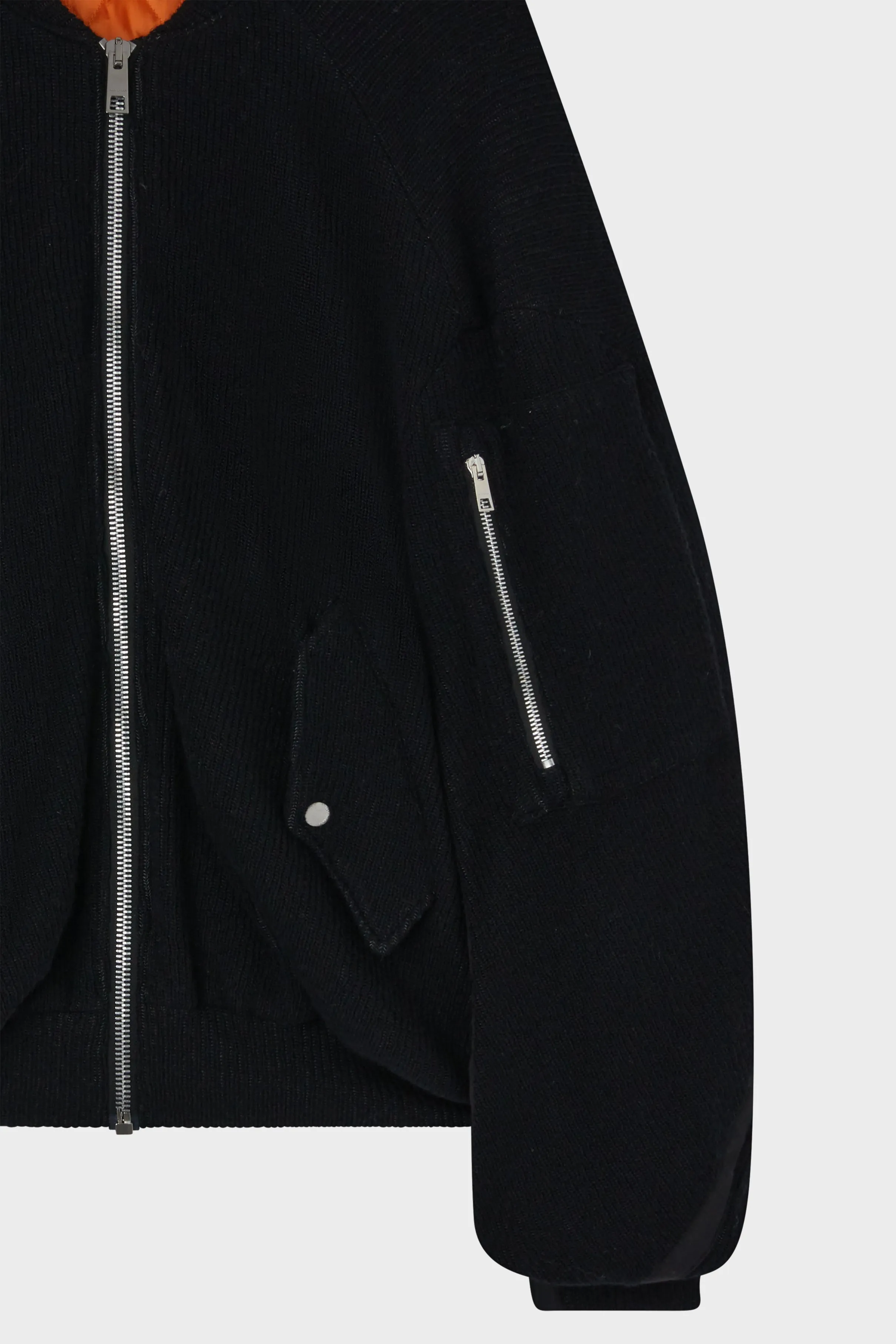 JORDANLUCA - BULLDOG KNIT PADDED BOMBER