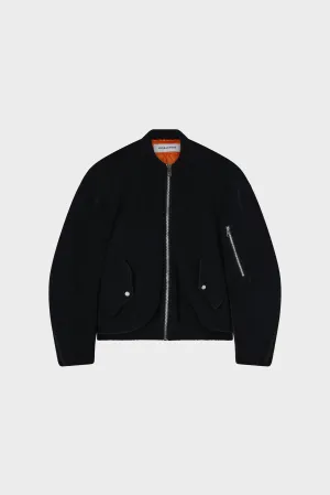 JORDANLUCA - BULLDOG KNIT PADDED BOMBER