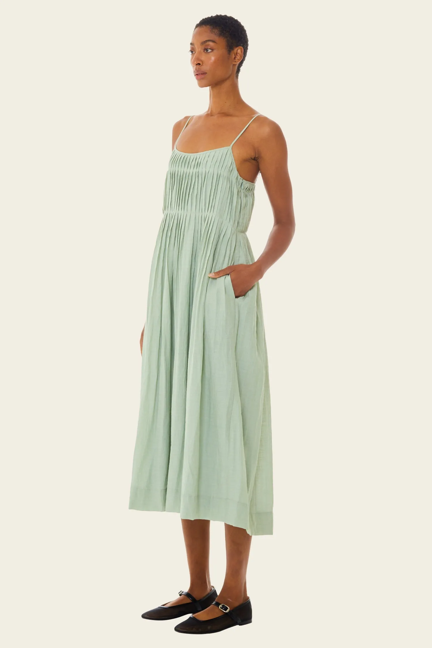 Juliet Midi Dress - Form Green