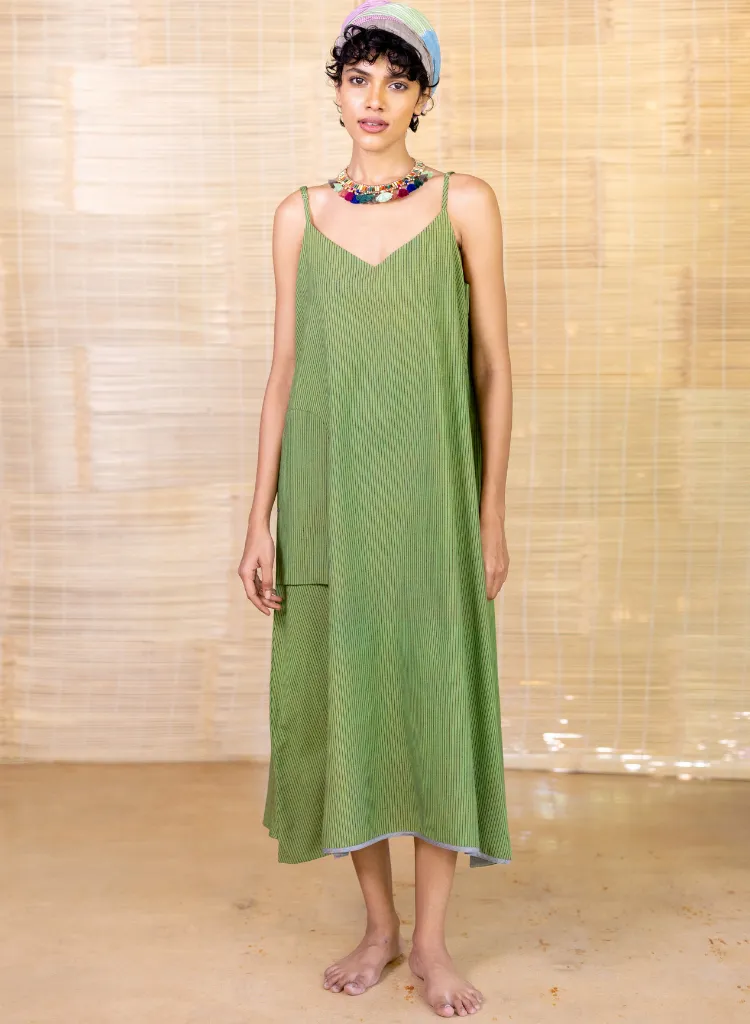 Kelp Slip Dress