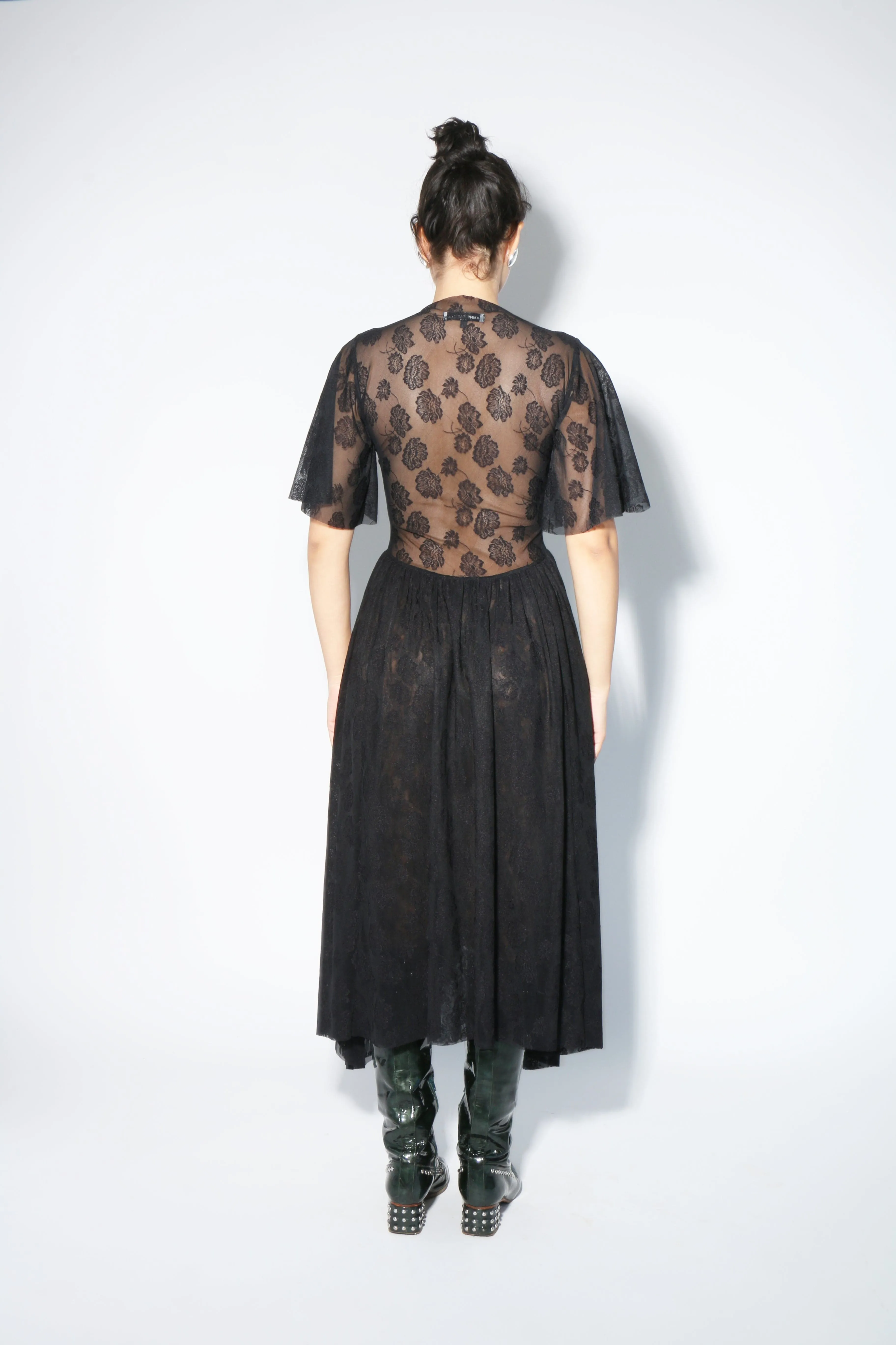 Lace Ammonite Spiral Dress