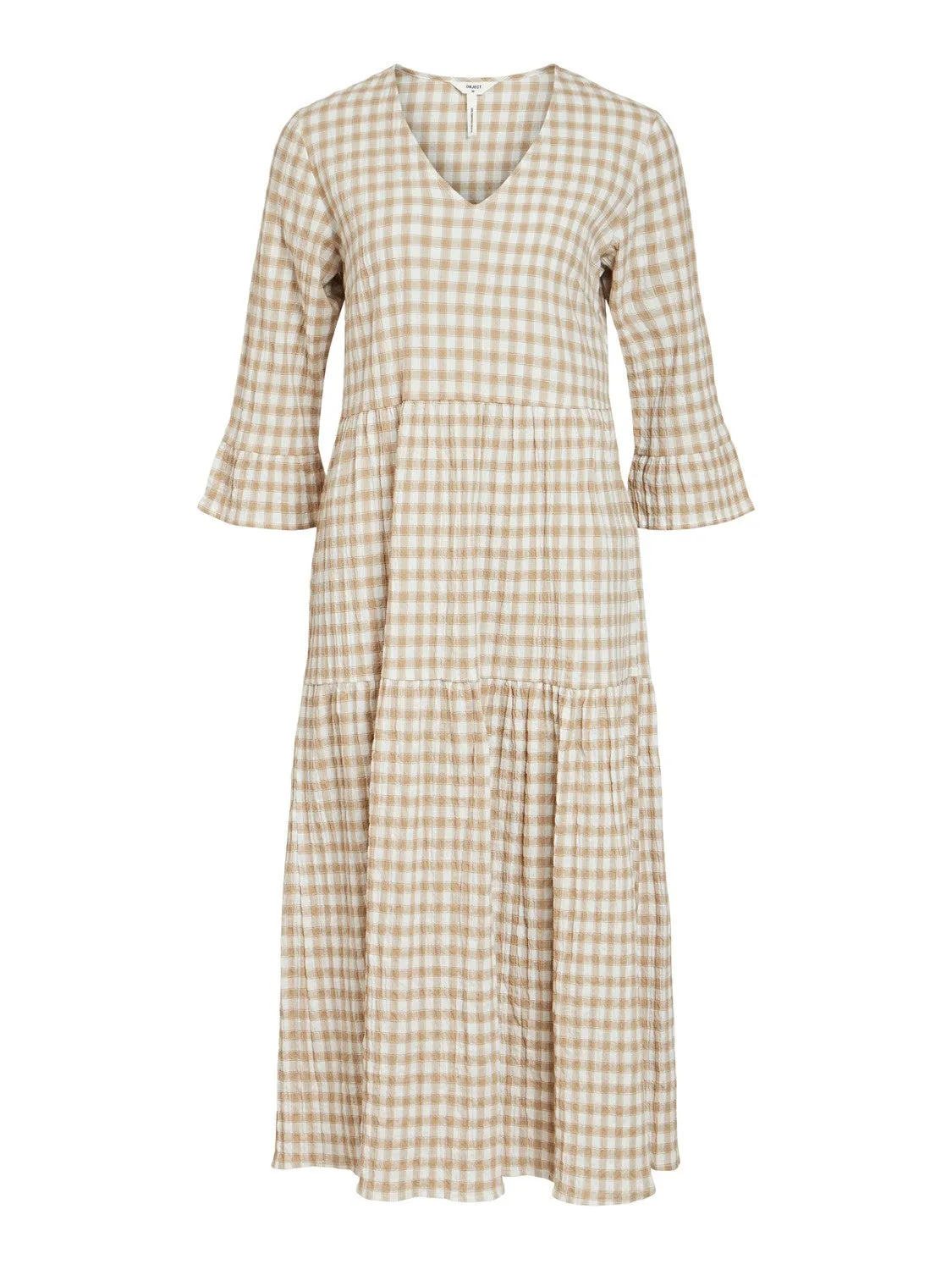 Lara Midi Dress (Brown)