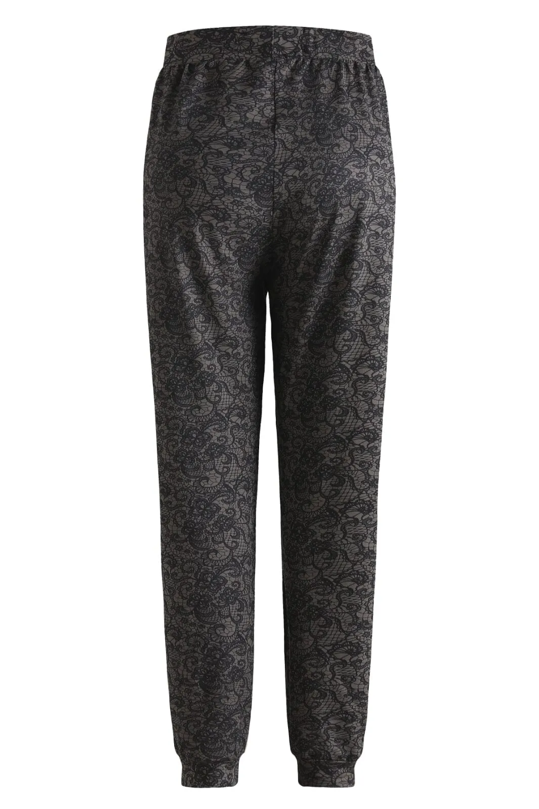 Liberte - Alma-Pants - Black Grey Lace