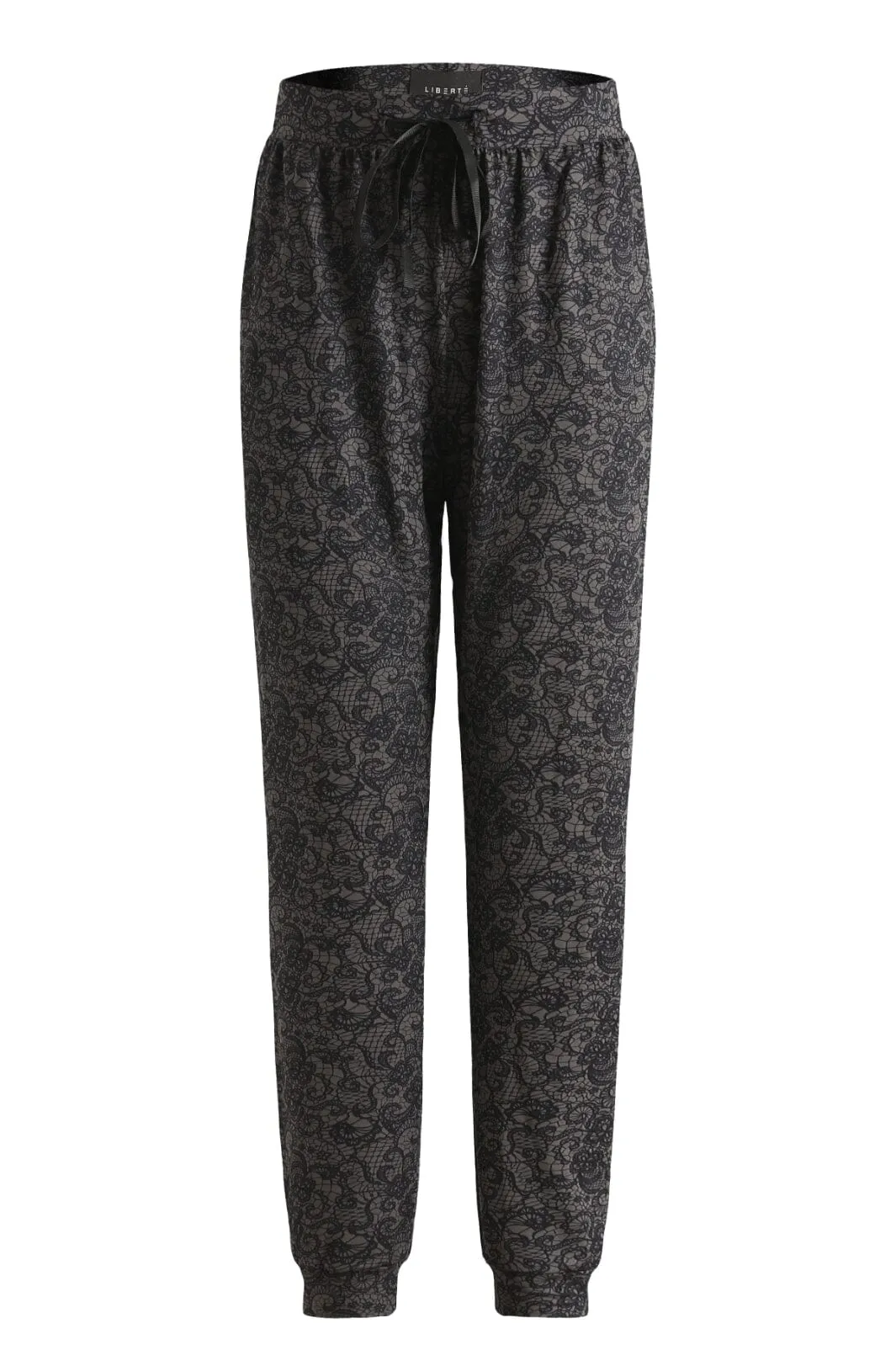 Liberte - Alma-Pants - Black Grey Lace