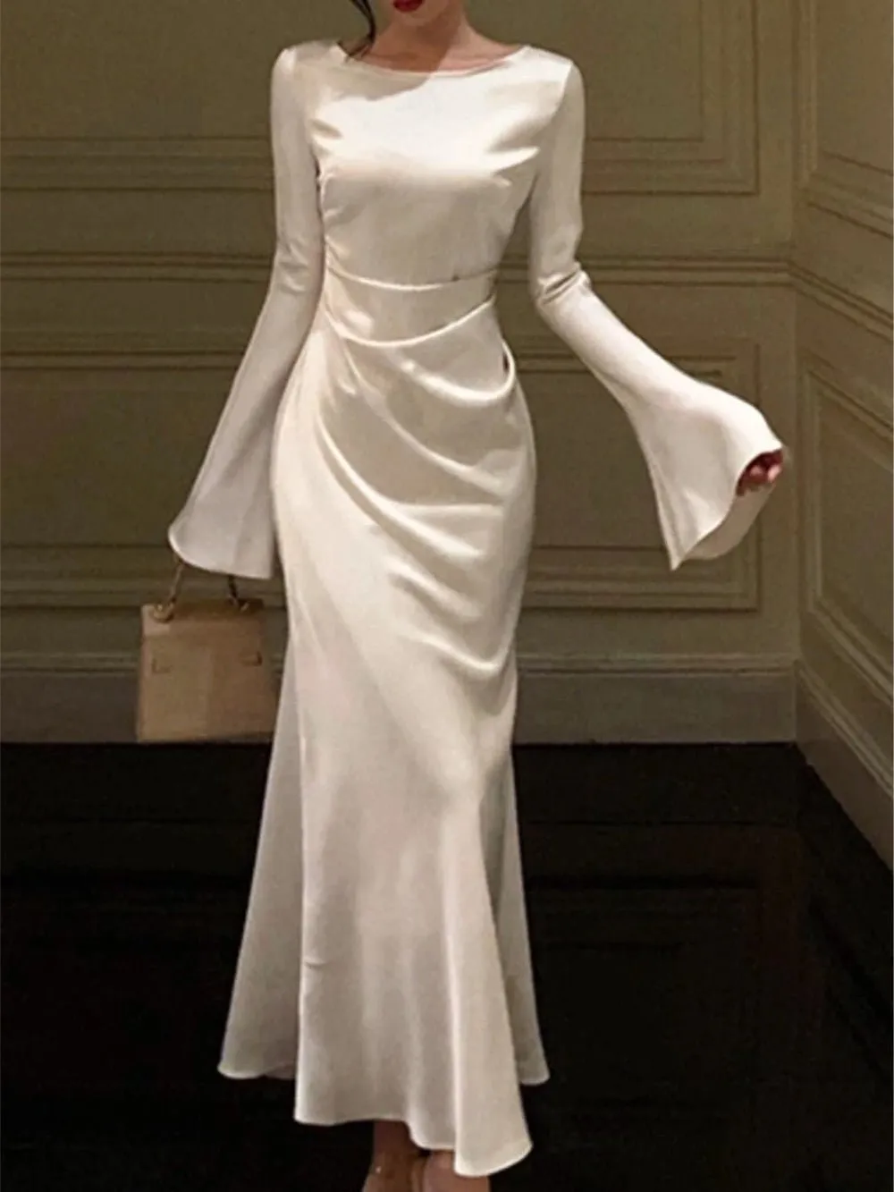 Lily Flare Sleeve Midi Dress