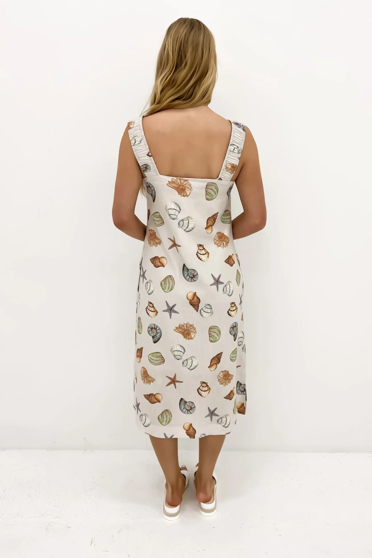 Madeira Midi Dress Madeira Print