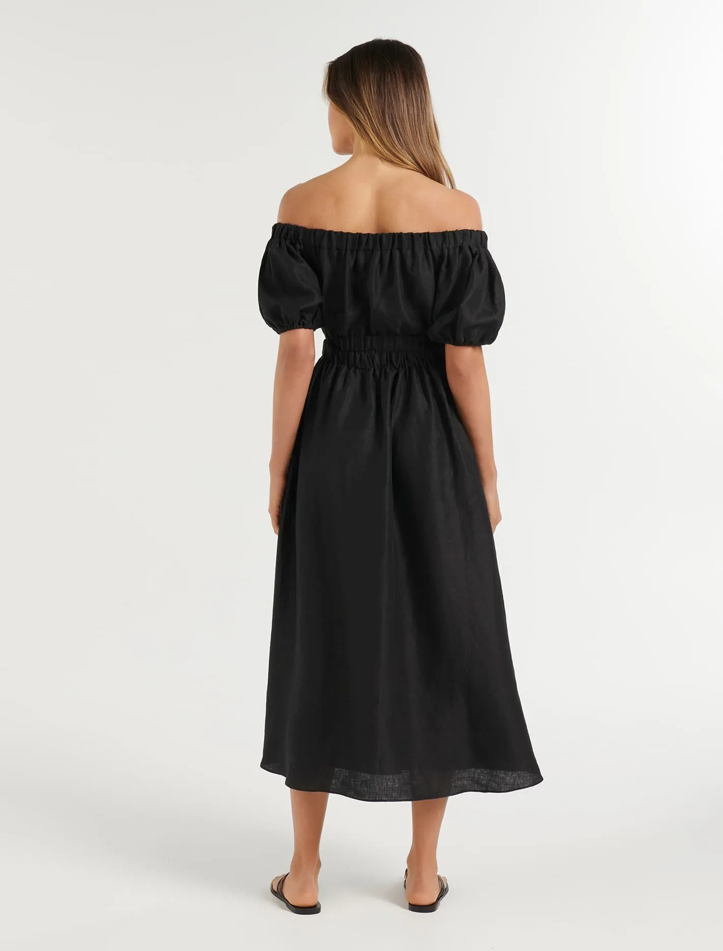 Milan Bardot Midi Dress